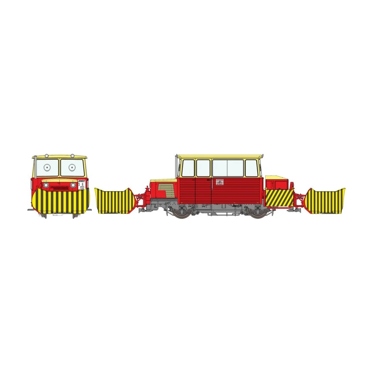 Ree Modeles MB-108 Draisine DU65 Snowplow, headlight with clips, So...