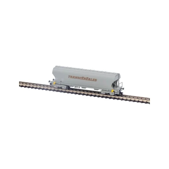 Wagon céréalier, Transcéréales marron - Azar W01-TM1, Z - 1/220 AZAR_W01-TM1-Wagon céréalier, Transcéréales CTC - Azar W01-TC1, Z - 1/220