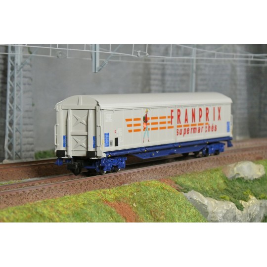 HJ6321-Jouef HJ6325 HO 1/87 type GS covered wagon set (2 wagons)