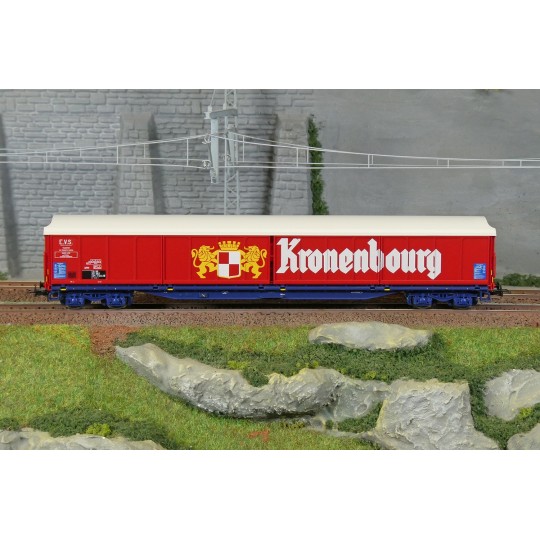 HJ6322-Wagon à parois coulissantes Habis Franprix SNCF - Jouef HJ6321 - HO 1/87