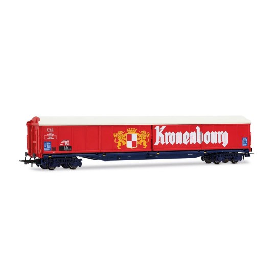 HJ6322-Wagon à parois coulissantes Habis Franprix SNCF - Jouef HJ6321 - HO 1/87