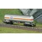 Wagon-citerne PRR ammoniaque RENFE ESSO-Saltra ép. III-IV - Arnold ... HN6724-Arnold HN6702 Set de 2 wagons citernes à essieux, SNCF, BYRRH / Préfontaines, N - 1/160