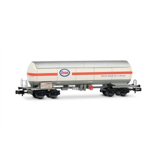 Wagon-citerne PRR ammoniaque RENFE ESSO-Saltra ép. III-IV - Arnold ... HN6724-Arnold HN6702 Set de 2 wagons citernes à essieux, SNCF, BYRRH / Préfontaines, N - 1/160