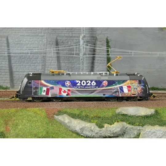 Locomotive électrique BR 185.2 FRANCE-Coupe du monde Amérique du No... Marklin_36269-Locomotive électrique BR 185.2 FRANCE-Coupe du monde Amérique du Nord 2026, digitale, 3 Rails - Marklin 36269