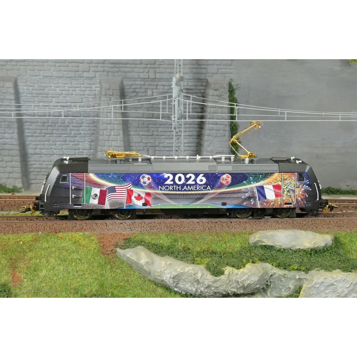 Locomotive électrique BR 185.2 FRANCE-Coupe du monde Amérique du No... Locomotive électrique BR 185.2 FRANCE-Coupe du monde Amérique du No...