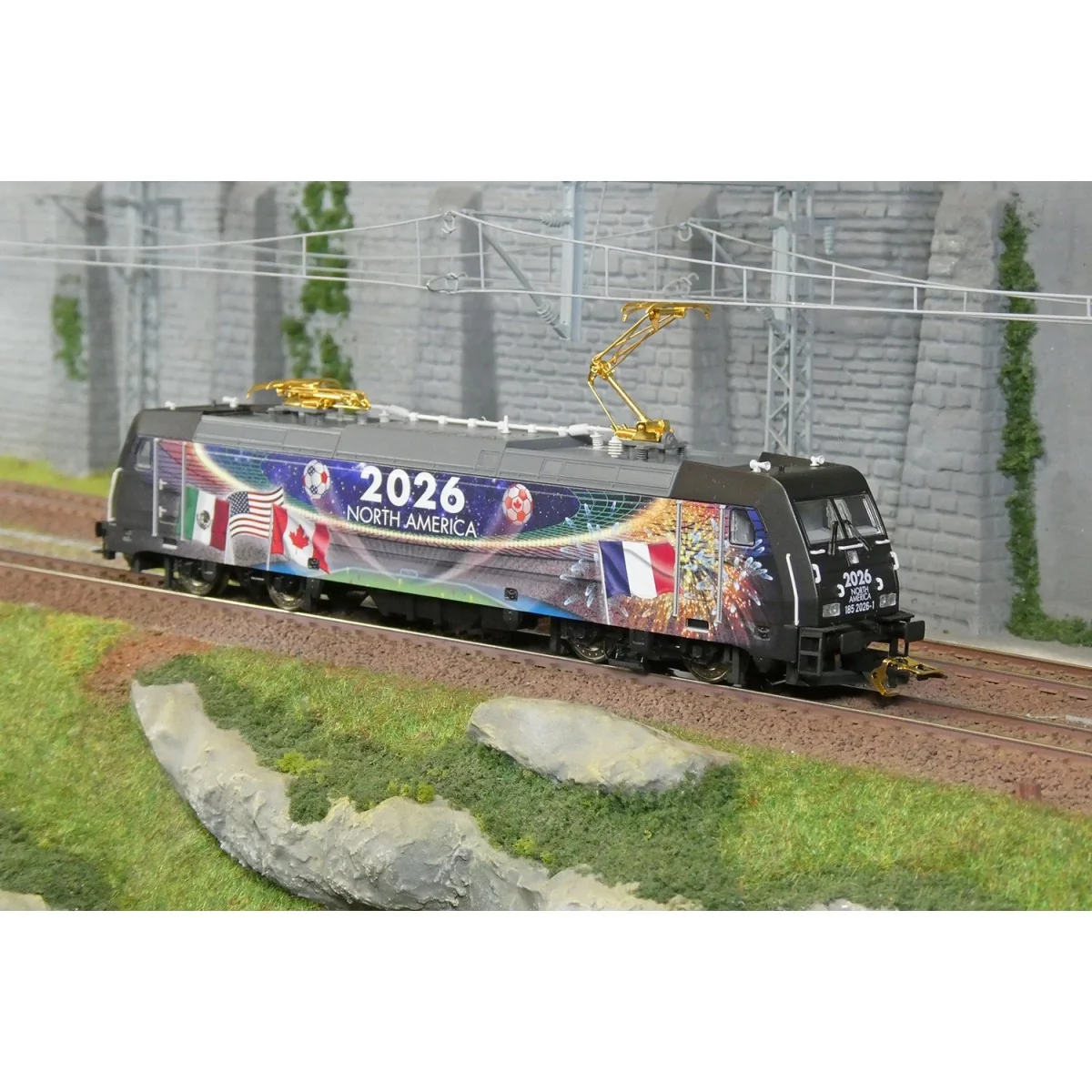 Locomotive électrique BR 185.2 FRANCE-Coupe du monde Amérique du No... Locomotive électrique BR 185.2 FRANCE-Coupe du monde Amérique du No...
