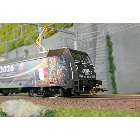 Locomotive électrique BR 185.2 FRANCE-Coupe du monde Amérique du No... Marklin_36269-Locomotive électrique BR 185.2 FRANCE-Coupe du monde Amérique du Nord 2026, digitale, 3 Rails - Marklin 36269