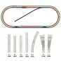 Minitrix 14322 B2 track extension kit with concrete sleepers - N 1... Trix_14322-MiniTrix 14321 Additional Track Set B1 with Concrete Sleepers