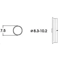 Roco 40068 Traction Tire for Locomotive 8.3 - 10.2mm x10