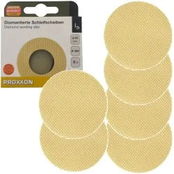 Proxxon 28677 Diamond Abrasive Sanding Disc Ø 50mm, Grit 400 (x6)