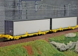 SudExpress Sud SUTF26317 Double container wagon Laagrss, Transfesa,...