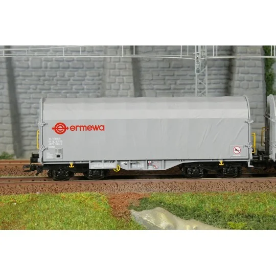 Set of 2 Shimmns Märklin 47230 Ermewa wagons, Era VI, H0 Marklin_47230-Set of 3 Zacns Ermewa Millet tank wagons, ep. VI - Märklin 47551 - H0