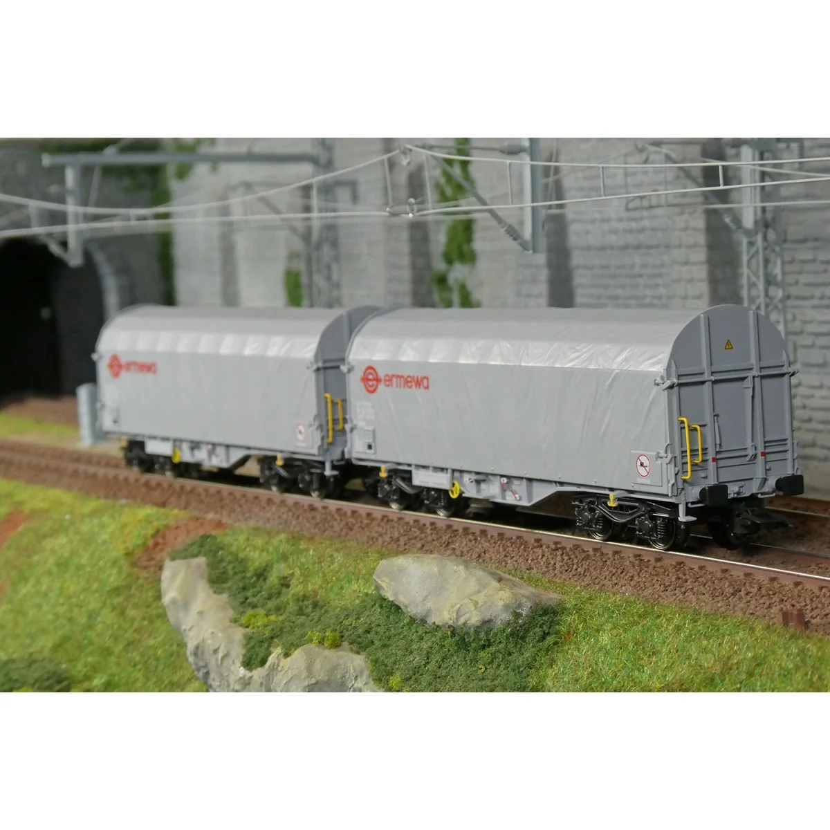 Set of 2 Shimmns Märklin 47230 Ermewa wagons, Era VI, H0 Set of 2 Shimmns Märklin 47230 Ermewa wagons, Era VI, H0