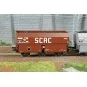 Set of 2 SNCF MH45 coke wagons, SCRC - REE WB960 - HO 1/87 WB-960-Flat wagon OCEM 19 + 4 beer containers CHAMPIGNEULLES- REE Models - WB989 - HO
