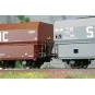 WB-960-Wagon plat OCEM 19 + 4 containers à bière CHAMPIGNEULLES- REE Modeles - WB989 - HO