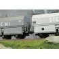 Set of 2 SNCF MH45 coke wagons, STEMI - REE WB961 - HO 1/87 WB-961-Set of 2 SNCF MH45 coke wagons, SCRC - REE WB960 - HO 1/87