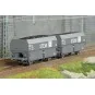 WB-967-Coffret de 2 wagons coke MH45 SNCF, HBL - REE WB966 - HO 1/87