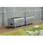 WB-968-Coffret de 2 wagons coke MH45 SNCF, STEMI - REE WB967 - HO 1/87