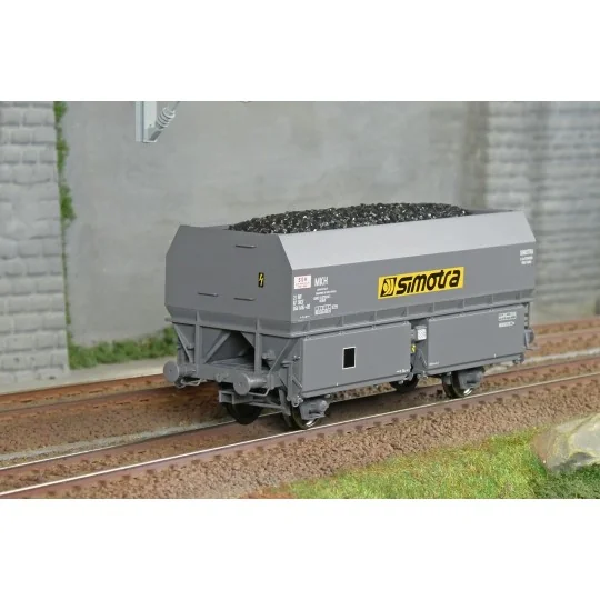 WB-969-Wagon coke MH45 SNCF, GARE DES MINES - REE WB965 - HO 1/87