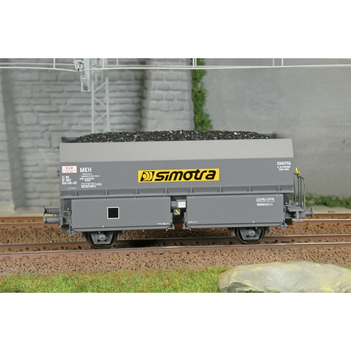 Wagon coke ex-MH45 SNCF, SIMOTRA - REE WB969 - HO 1/87