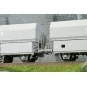 Set of 2 SNCF MH45 coke wagons, HBL - REE WB966 - HO 1/87 WB-966-Set of 2 SNCF MH45 coke wagons, MONTENAY / Mines Station - REE WB964 - HO 1/87