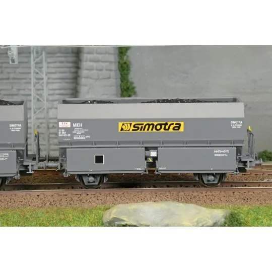 WB-968-Coffret de 2 wagons coke MH45 SNCF, STEMI - REE WB967 - HO 1/87