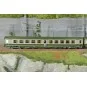 JM-047-Set de 2 voitures AMBULANCE vert/gris, logo encadré blanc - REE JM047 - HO 1/87