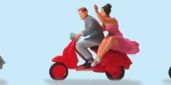 Preiser 10607 Personnages avec vespa Preiser Preiser_10607 - 1