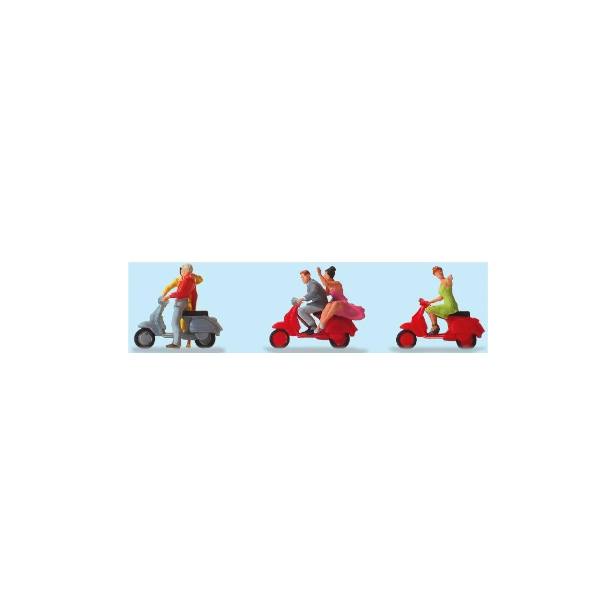 Preiser 10607 Figures with Vespa - Preiser - Preiser_10607 Preiser 10607 Figures with Vespa - Preiser - Preiser_10607