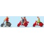 Preiser 10607 Figures with Vespa - Preiser - Preiser_10607 Preiser_10607-Preiser 10607 Figures with Vespa - Preiser_10607