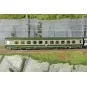 Set of 2 green/grey ambulance and B10c10 sleeper van vehicles, whit... JM-048-Set of 2 green/grey ambulance and B10c10 sleeper van vehicles, white framed logo - REE JM048 - HO 1/87
