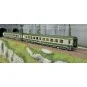 JM-047-Set de 2 voitures AMBULANCE vert/gris, logo encadré blanc - REE JM047 - HO 1/87