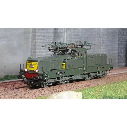 HJ2401S-Jouef HJ2401S Locomotive électrique BB 12130, livrée vert, sans miofiltres, digitale sonore