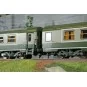 JM-045-Set de 2 voitures AMBULANCE vert/gris, logo encadré jaune - REE JM045 - HO 1/87