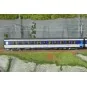 Set de 2 voitures AMBULANCE bleu, logo casquette - REE JM051 - HO 1/87 JM-051-Set de 2 voitures AMBULANCE bleu, logo casquette - REE JM051 - HO 1/87