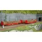 Set of 3 OnRail GmbH slatted wagons, loaded with logs, period VI -... ROCO_6600318-Set of 3 Zacns NACCO tank wagons - Roco 6600197, H0 1/87