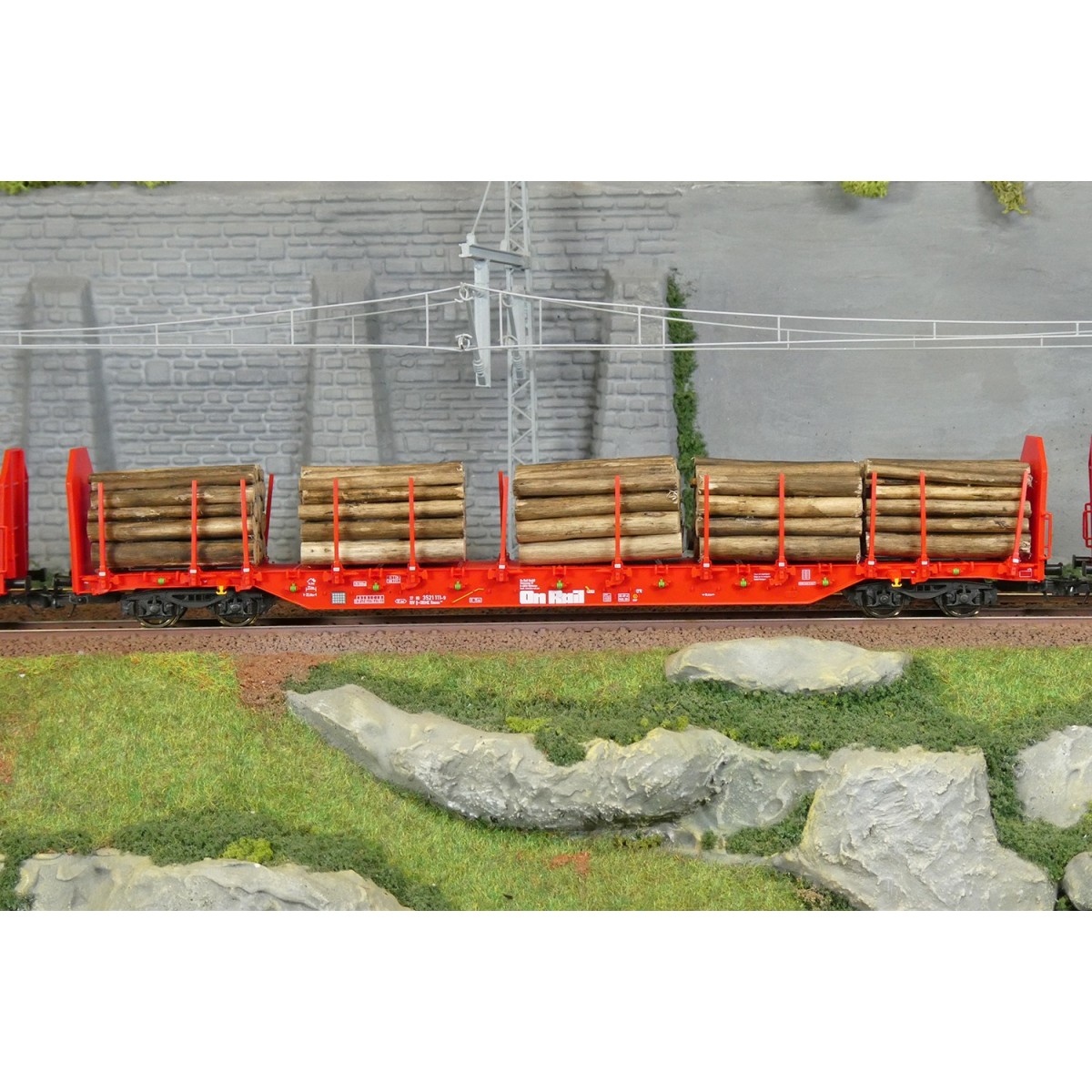 Coffret de 3 wagons à ranchers OnRail GmbH, chargés grumes ép. VI -... Coffret de 3 wagons à ranchers OnRail GmbH, chargés grumes ép. VI -...