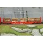 Coffret de 3 wagons à ranchers OnRail GmbH, chargés grumes ép. VI -... ROCO_6600318-Set de 3 wagons-citernes Zacns NACCO - Roco 6600197, H0 1/87