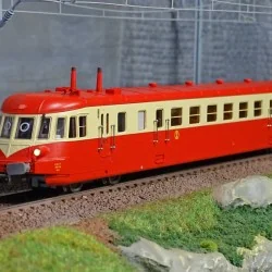 Jouef HJ2409S Autorail diesel ABJ 2, livrée rouge/beige, toit rouge, SNCF, digitale sonore Jouef HJ2409S - 1