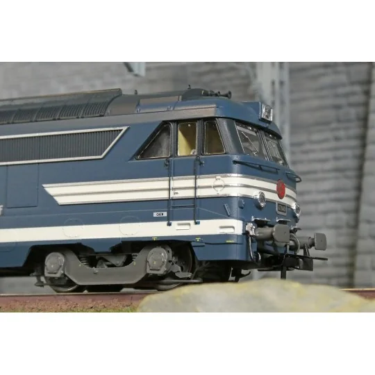 MB-244-BB 67049 diesel locomotive, original blue, CAEN - REE Modèles MB244 - HO 1/87
