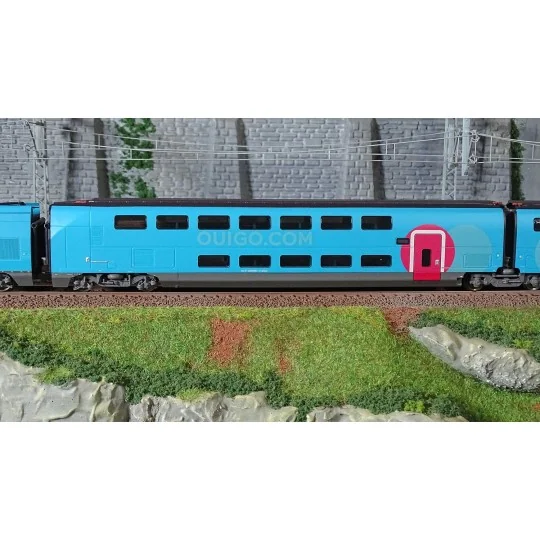 HJ2413-Jouef HJ2413 TGV Duplex, 4 cars, OuiGo, SNCF