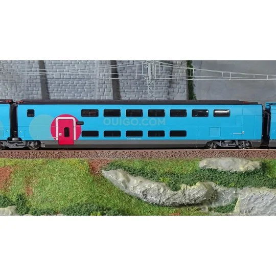 HJ2413-Jouef HJ2413 TGV Duplex, 4 cars, OuiGo, SNCF
