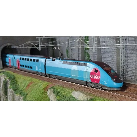 HJ2413S-Jouef HJ2413S TGV Duplex, 4 éléments, OuiGo, SNCF, digitale sonore