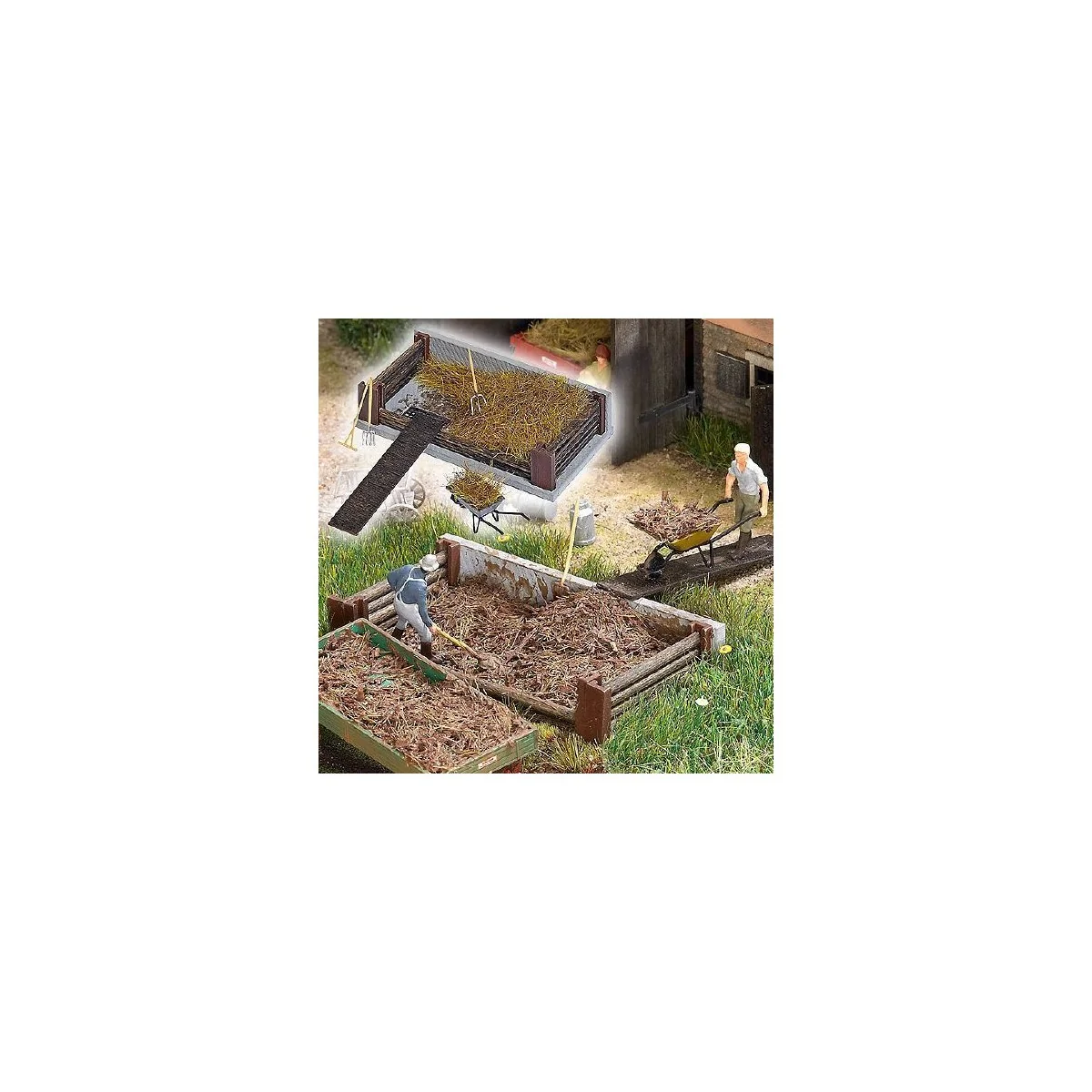 Busch 1526 Tas de fumier Busch Busch_1526 - 1 Busch 1526 Tas de fumier Busch Busch_1526 - 1