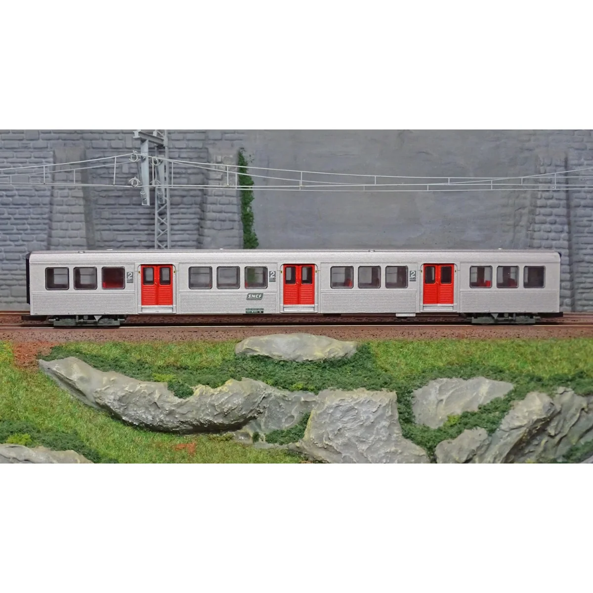Jouef HJ4153 RIB 70 Supplementary Passenger Car, SNCF, originally d...