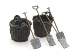 Artitec 387.277 Tools: coal baskets and shovels - Artitec - Arti_38...