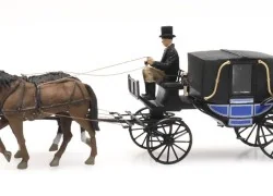 Artitec 387.424 Coachman, horses and enclosed carriage - Artitec - ...