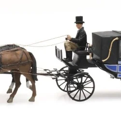 Artitec 387.424 Cocher, chevaux et calèche fermée Artitec Arti_387.424 - 1