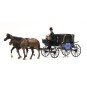Arti_387.424-Artitec 387.424 Cocher, chevaux et calèche fermée