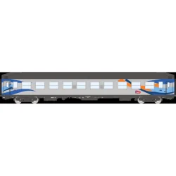 Voiture UIC couchettes B9c9x SNCF Croisière Ep. V - REE VB484 - HO